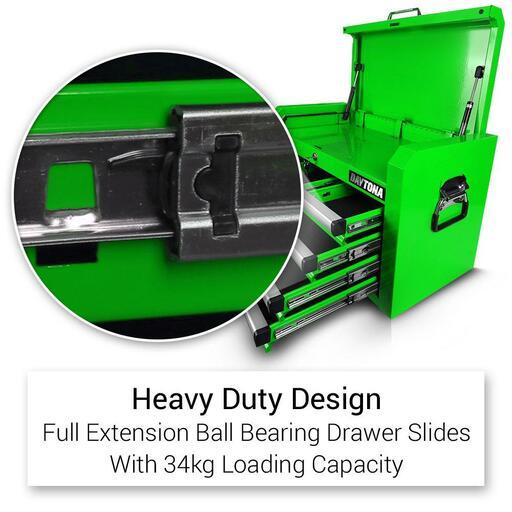 Daytona D6SLGRN 26" Heavy Duty 6 Drawer Tool Chest - Green – image 6