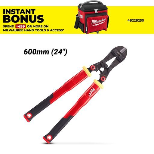 Milwaukee 48224224   600mm (24") Non-Conductive Bolt Cutters