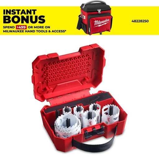 Milwaukee 49223090 12pce HOLE DOZER  With Carbide Teeth Hole Saw Kit
