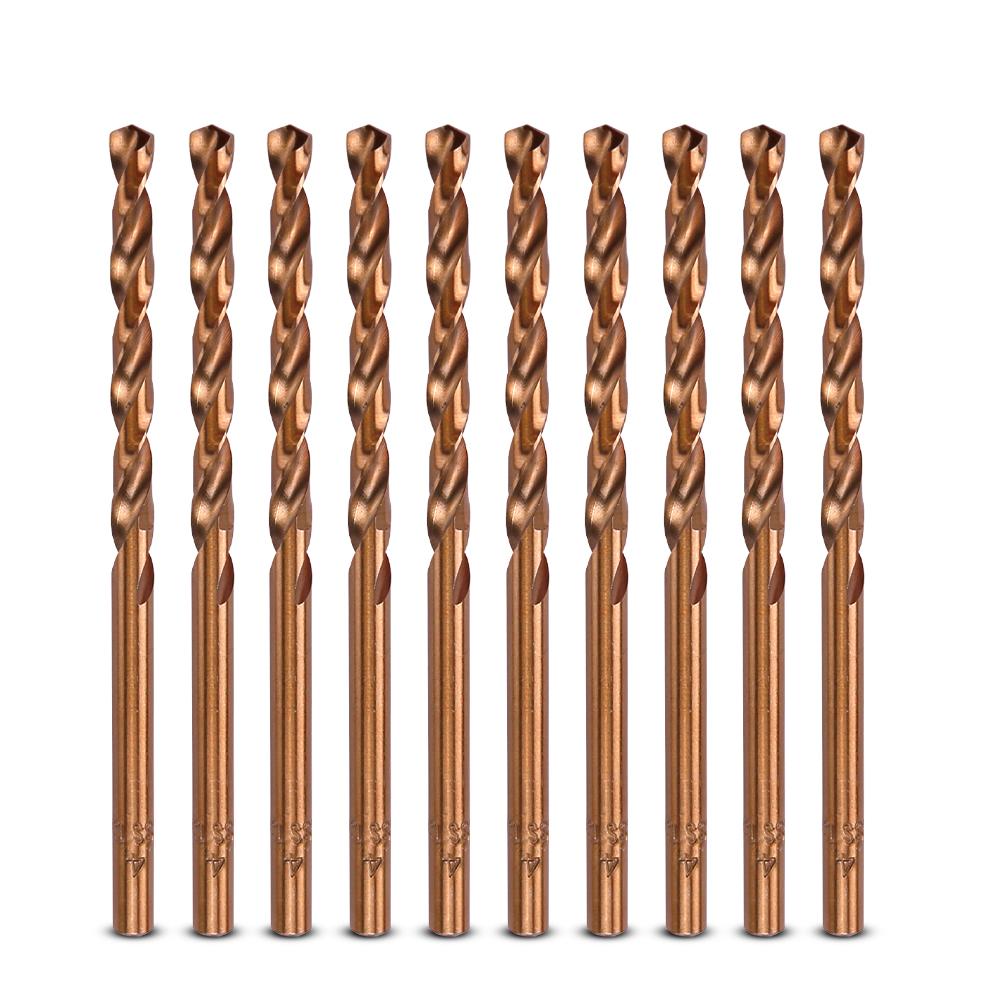 Xtorque X35410 10Pack 4mm 135º M35 Cobalt Steel Drill Bit