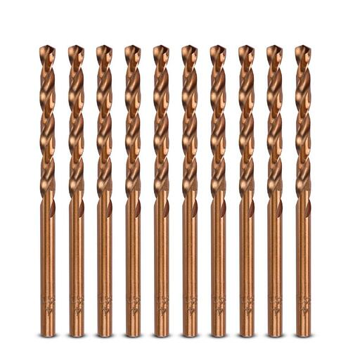 Xtorque X35410 10-Pack 4mm 135º M35 Cobalt Steel Drill Bit – image 2