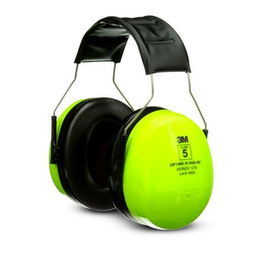 3M 7100242346 (70071730629) Peltor Optime III High Performance High Vis Headband Earmuffs