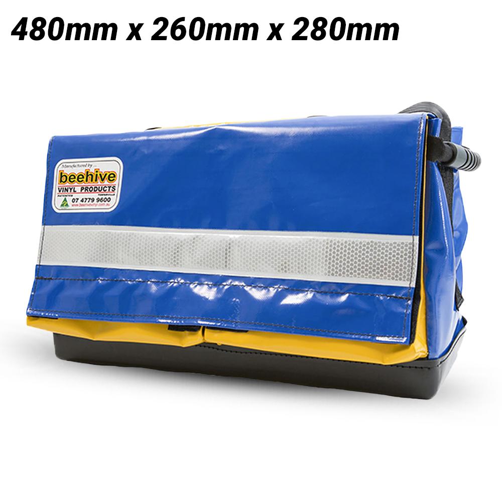 Beehive Vinyl DBHMBRH 480mm x 260mm x 280mm Heavy Duty Double Base with Hard Moulded Base & Rubber Handled Toolbag – image 1
