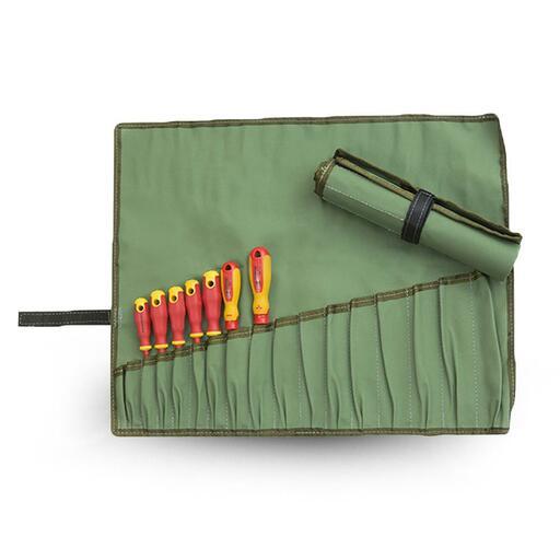 Beehive Vinyl TROLL17 645mm x 500mm 17 Pocket Canvas Tool Roll – image 2