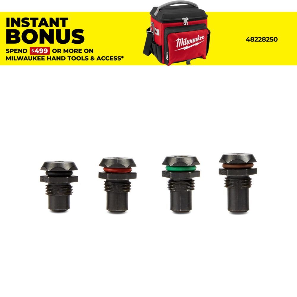 Milwaukee M18FPRT-RP  4pce 1/4" Rivet Retention Nose Pieces to suit M18FPRT – image 1