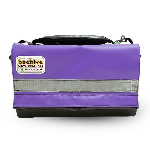 Beehive Vinyl DBHMBRHPURPLE 480mm x 260mm x 280mm Purple Heavy Duty Hard Moulded Double Base Toolbag with Handles – image 2