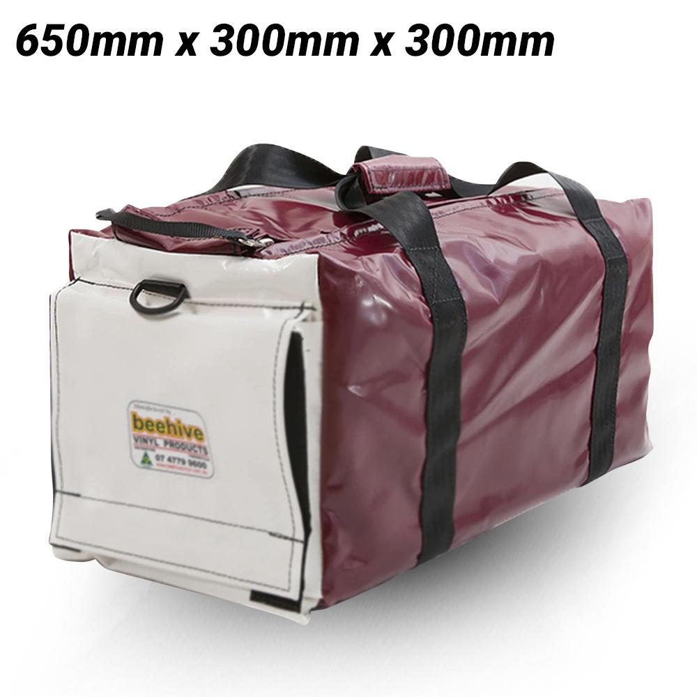 Beehive Vinyl GEARSTD-MAROON 650mm x 300m x 300mm Maroon Heavy Duty Vinyl Gear Bag – image 1