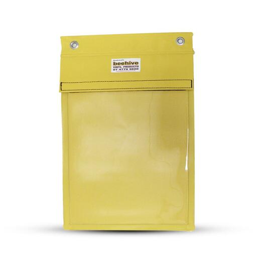 Beehive Vinyl DOC BAG A4-CLR 300mm x 430mm Heavy Duty Vinyl A4 Document Bag – image 2