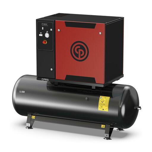 Chicago Pneumatic CPRS 8500 NS39 (4116026149) 5.5kW 7.5HP Tank Mounted Silent Professional Piston Compressor