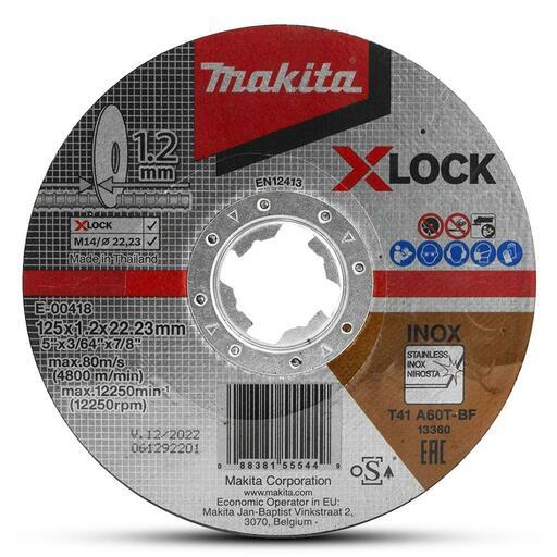 Makita E-00418-10 10-Pack 125mm (5") X-Lock Inox Cutting Disc – image 2