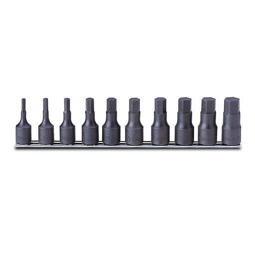 Ko-Ken KORS4012M60/10 10pce 4mm-19mm x 60mm 1/2" Inhex Socket Set