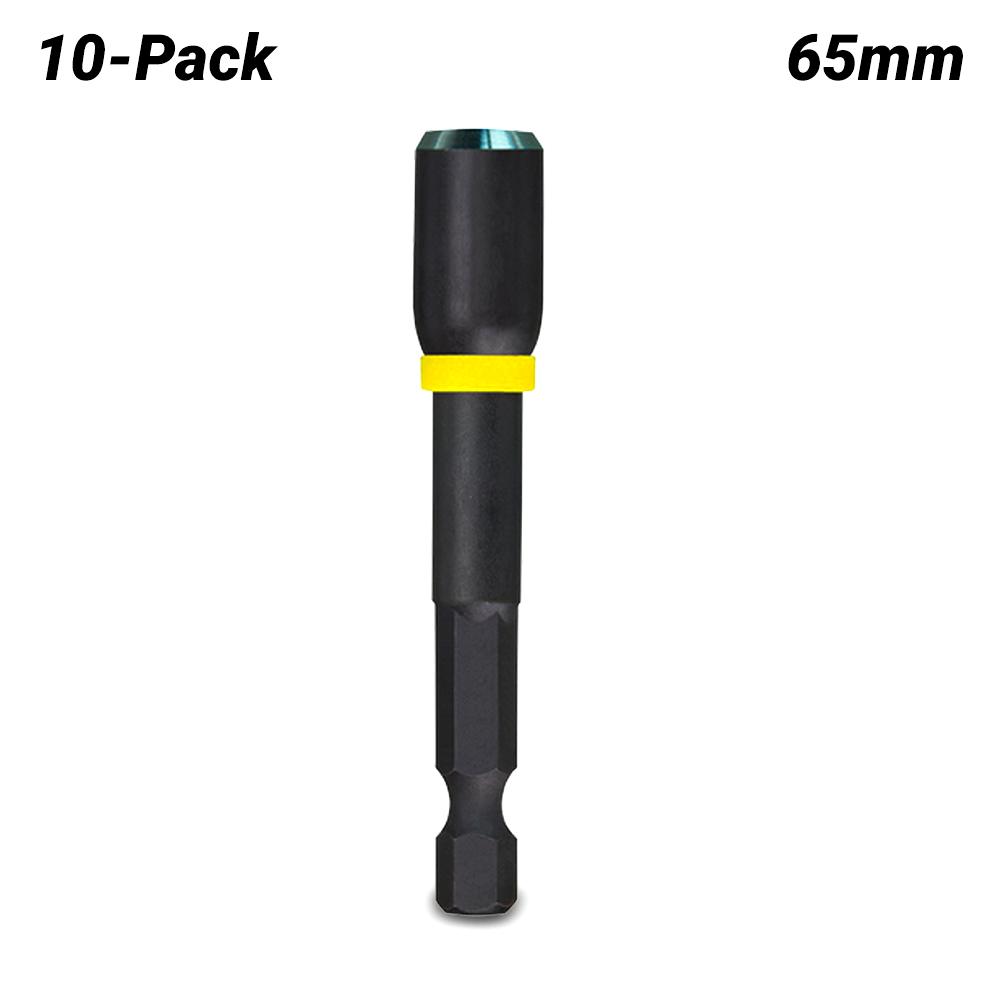 Milwaukee 49664733A 10-Pack SHOCKWAVE™  5/16" x 65mm (2-1/2") Power Bit Magnetic Nutdriver – image 2