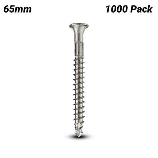Simpson Strong-Tie SSDSD65SA 1000pce 12g x 65mm 316 Stainless Steel Hardwood Screw