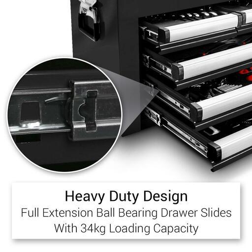 Daytona D360BLK (D360PS) 360pce Black Mechanical Tool Box Set With 6 Drawer Tool Chest Kit – image 15