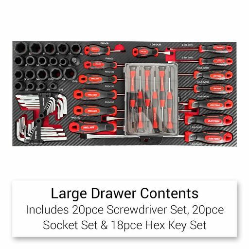 Daytona D360BLU (D360PS) 360pce Blue Mechanical Tool Box Set With 6 Drawer Tool Chest Kit – image 9