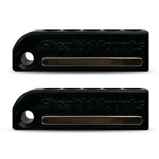 StealthMounts BH-DW-BLK-2 Dewalt XR & FlexvVolt 2-Pack Magnetic Black Drill Bit Holders – image 2