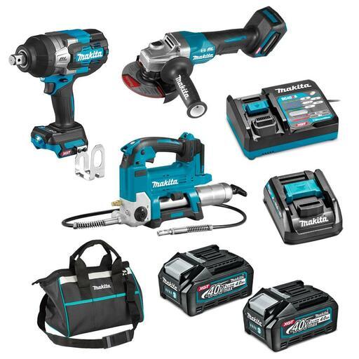 Makita DK0146X1 40V 4.0Ah Li-ion Cordless Brushless XGT 3pce Combo Kit