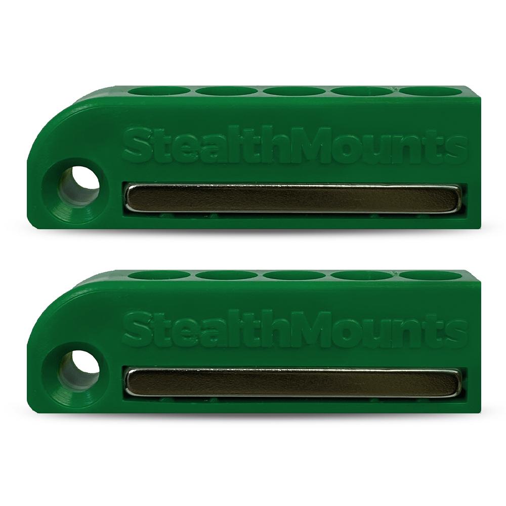 StealthMounts BH-MHH-GRN-2 HiKOKI 18V & MultiVolt 2-Pack Magnetic Green Drill Bit Holders – image 2