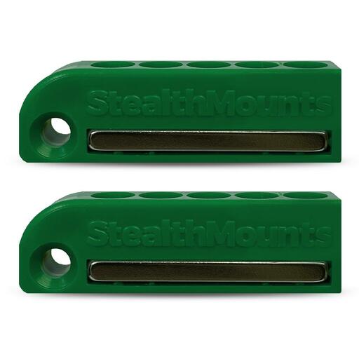 StealthMounts BH-MHH-GRN-2 HiKOKI 18V & MultiVolt 2-Pack Magnetic Green Drill Bit Holders – image 2
