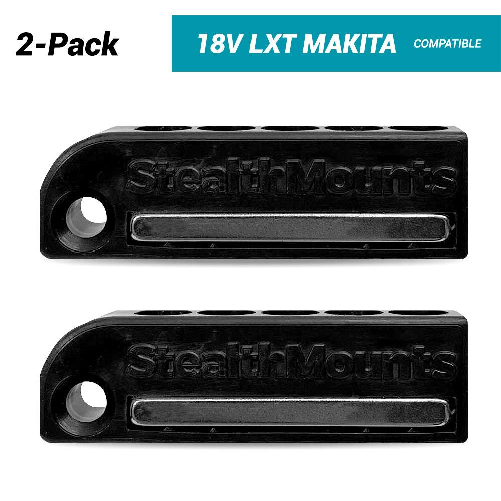 StealthMounts BH-MK-BLK-2 18V Makita LXT 2-Pack Magnetic