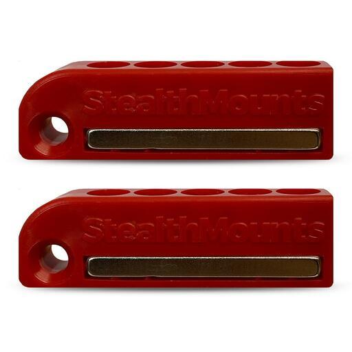 StealthMounts BH-MW18-RED-2 M18 Milwaukee 2-Pack Magnetic Red Drill Bit Holders – image 2