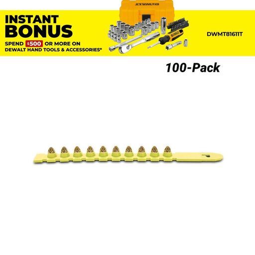 DeWalt 50626-PWR 100-Pack .27 Caliber Medium Strength Safety Strip Load