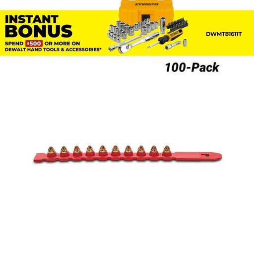 DeWalt 50630-PWR 100-Pack .27 Caliber High Strength Safety Strip Load