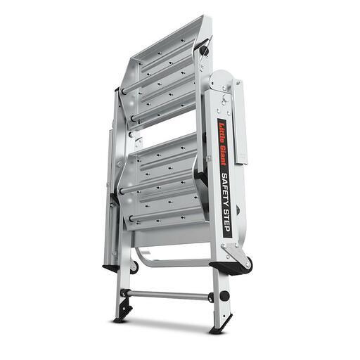 Little Giant Ladder Systems 10210BA-440 (10210B) 0.45m 150kg Aluminium Safety Stepladder With Safety Rail – image 2