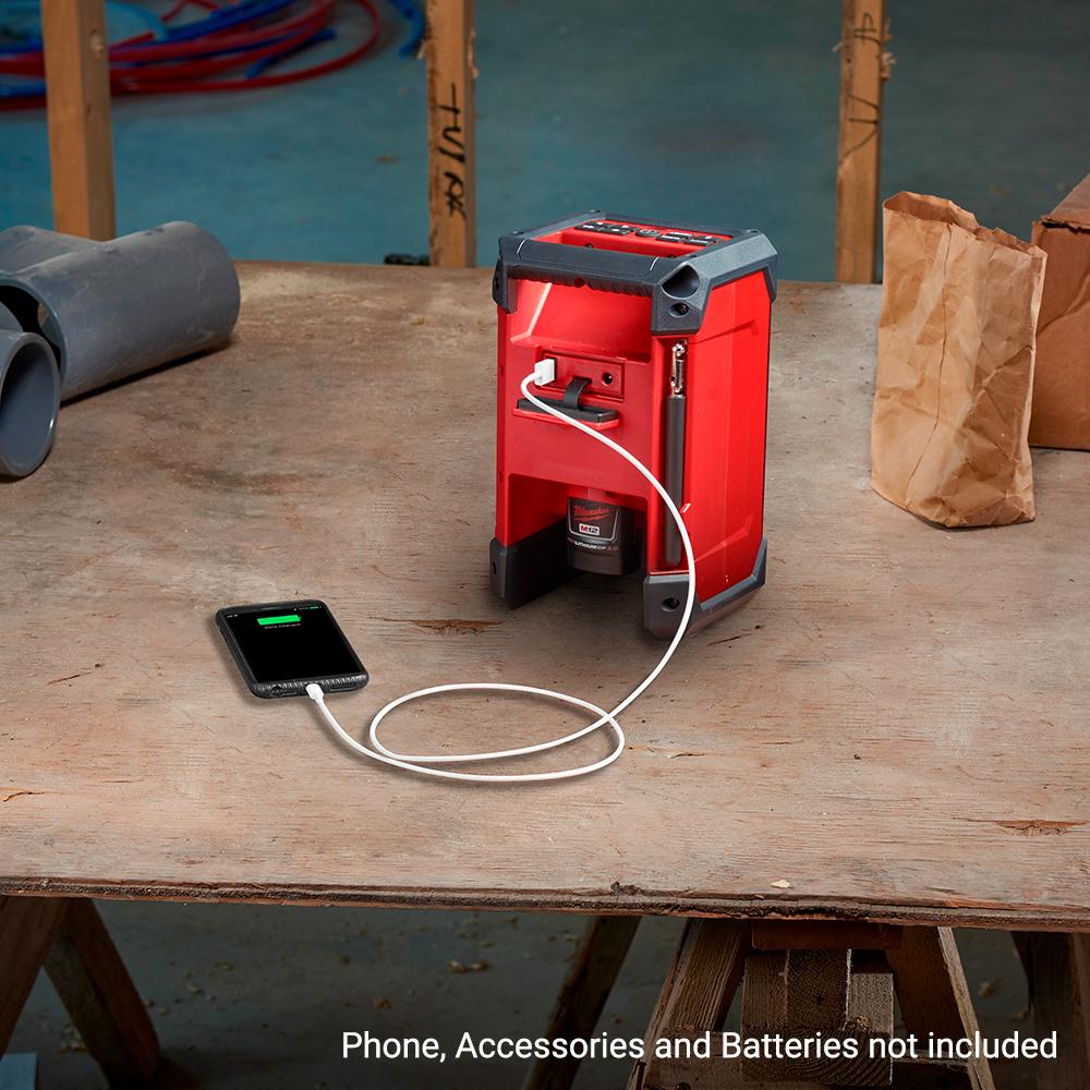 Milwaukee M12RCDAB+-0 12V Li-ion Cordless Radio & Charger with DAB+ - Skin Only – image 3