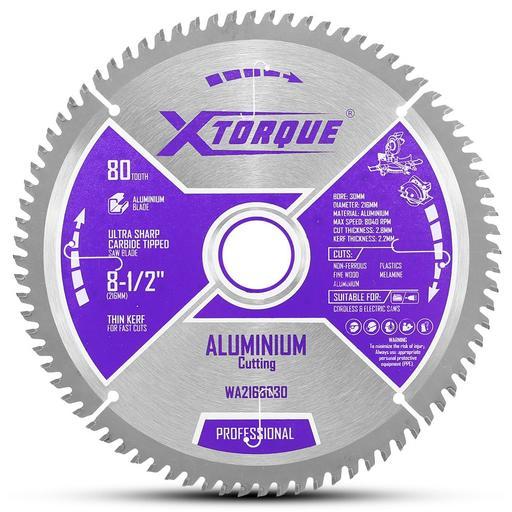 Xtorque WA2168030 216mm (8-1/2") 80-Tooth Aluminium Carbide Tipped Saw Blade