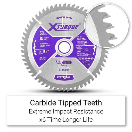 Xtorque WA1656020 165mm (6-1/2") 60-Tooth Aluminium Carbide Tipped Saw Blade – image 2
