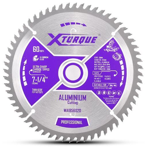 Xtorque WA1856020 185mm (7-1/4") 60-Tooth Aluminium Carbide Tipped Saw Blade