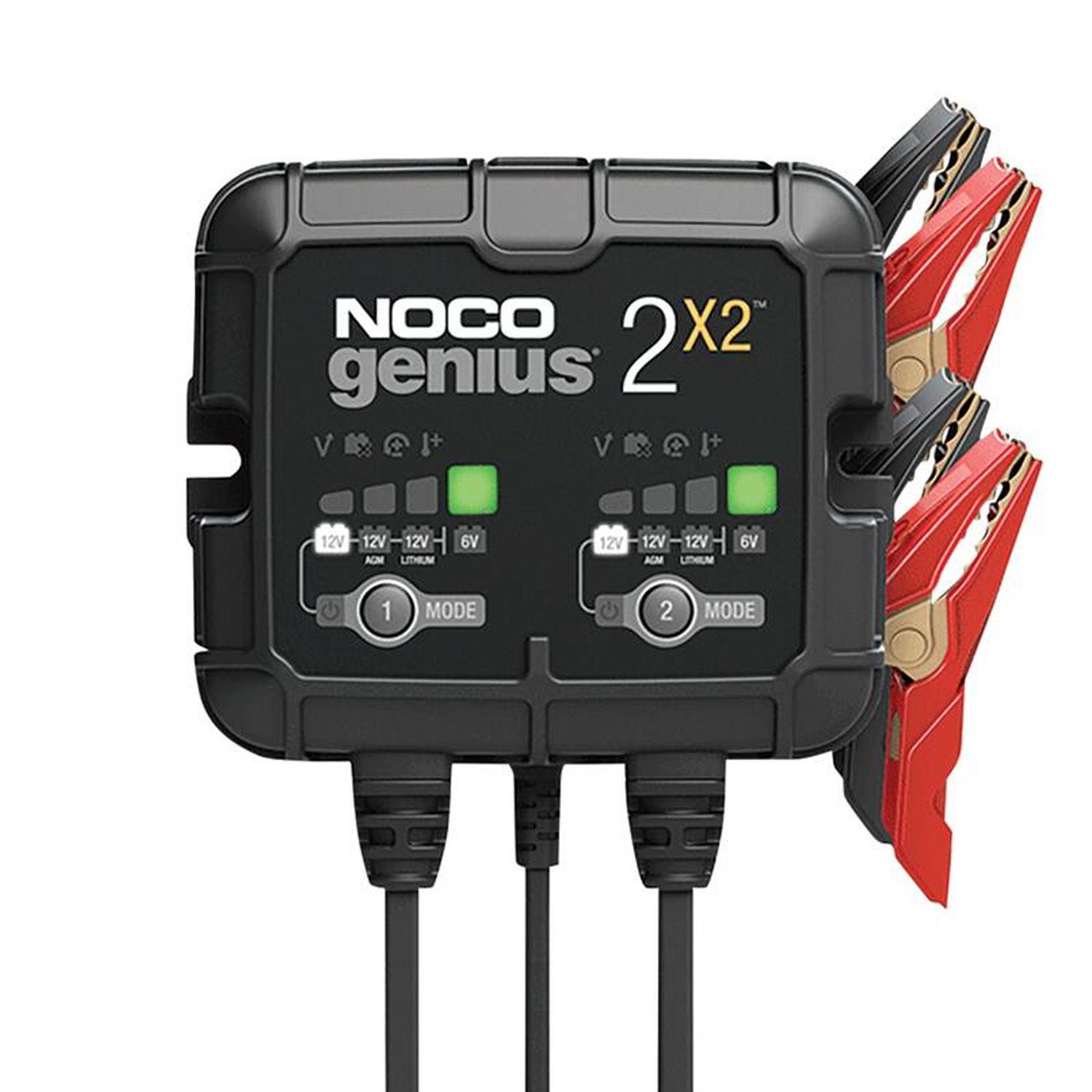 NOCO GENIUS2X2 6V/12V 4A 2-Bank Battery Charger – image 1