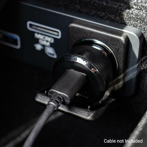 Hyperian 611002 In-Car Dual USB Adaptor USB Type-C & Type A – image 2