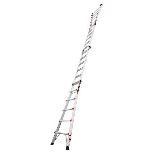 Little Giant Ladder Systems 16526-448 (16526-801) 2.6m-5.9m 150kg Leveler Aluminium Articulated Extension Ladder With Ratchet Levelers – image 2