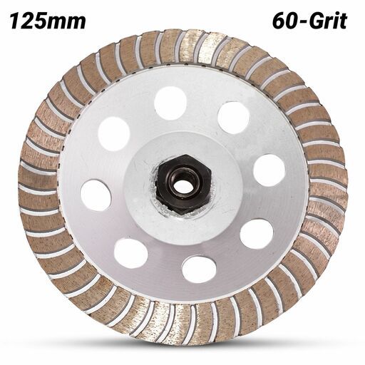 Husqvarna 585672002 125mm Turbo Soft Bond 60-Grit Diamond Cup Wheel