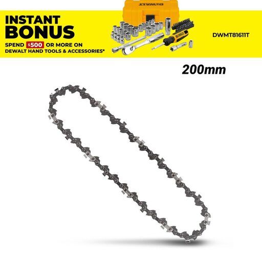 DeWalt DT20681-QZ Split Boom Pole Saw Chain Suits DCMASPS5N-XE 