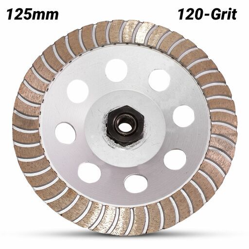 Husqvarna 585672202 125mm Turbo Soft Bond 120-Grit Diamond Cup Wheel