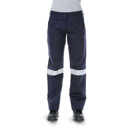 Workit Workwear 1007TN Womens Midweight Cotton Drill Taped Cargo Pants – image 2