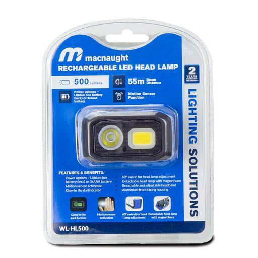 Macnaught WL-HL500 Rechargeable LED Head Lamp – image 2