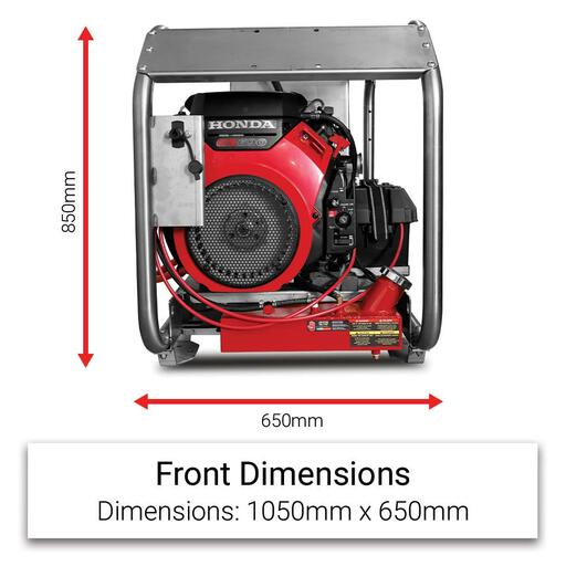 Typhoon TRANSFORMER 5000 27HP 5075PSI Water Jetter Powered by Honda GX690 – image 5