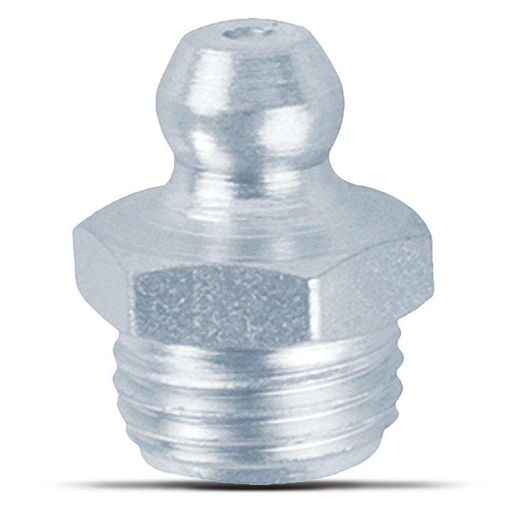 Lubemate L-N1418N-0SS STAINLESS STEEL GREASE NIPPLE -1/4"NPT STRAIGHT 5 Pack – image 1