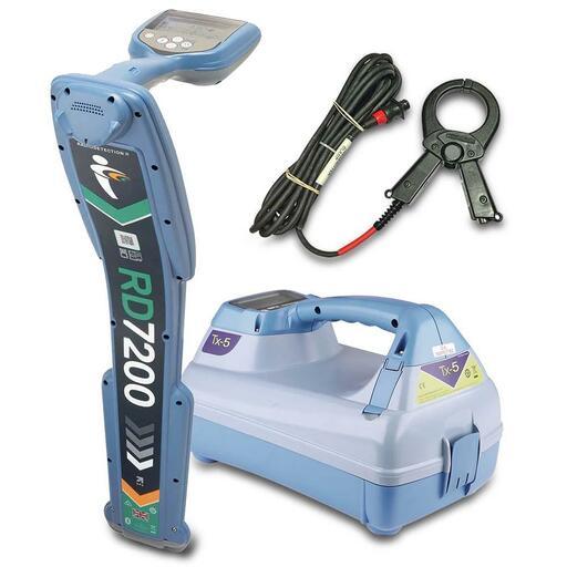 Radiodetection 10/7200-TX5-50 (RD700) Cable & Pipe Locator and Transmitter with 50mm Clamp