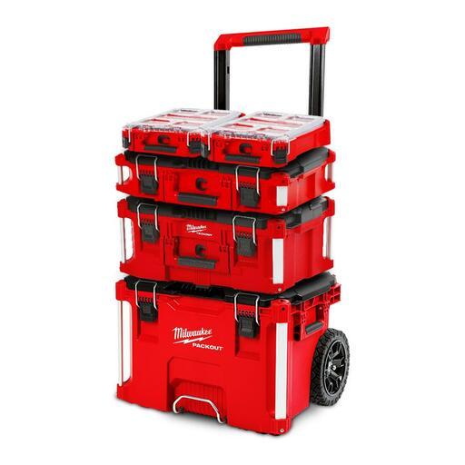 Milwaukee 48228427 + 48228425 + 48228424 + 48228435 PACKOUT 5pce Storage System