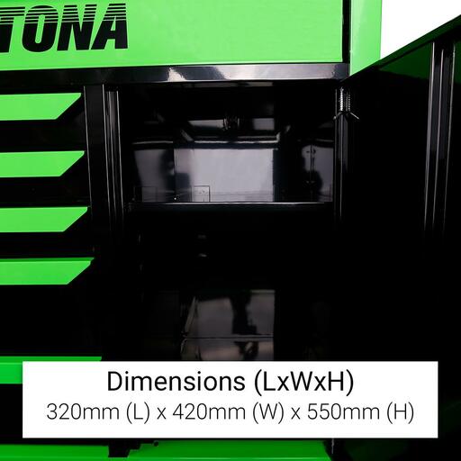 Daytona DNG42C + DNG42T 42" Heavy Duty 6 Drawer Tool Chest Roller Cabinet With 6 Drawer Tool Chest - Neon Green – image 12