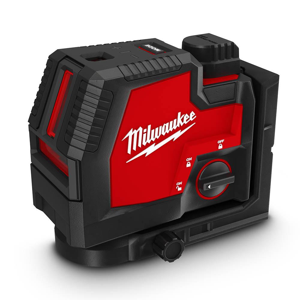 Milwaukee L4CPL-301C 3.0Ah REDLITHIUM USB Rechargeable 50m Green Beam Cross+ 2 Plumb Laser Kit – image 2