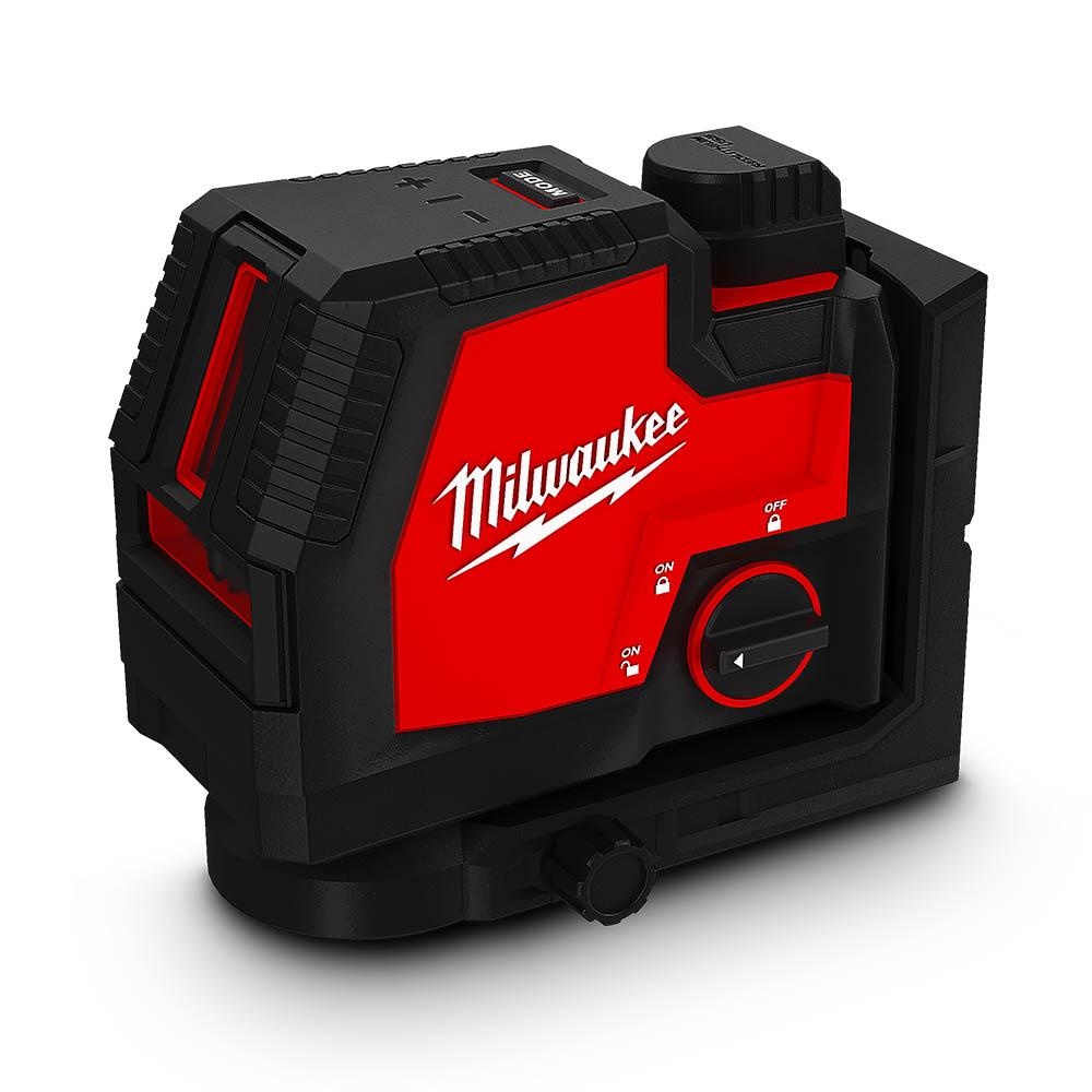 Milwaukee L4CLL-301C 3.0Ah REDLITHIUM USB Rechargeable 50m Green Beam Cross Line Laser Kit – image 2