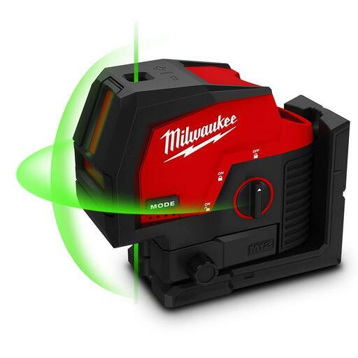 Milwaukee M12CPL-0C 12V Li-ion 38m Cross Line + 2 Plumb Laser - Skin Only – image 3