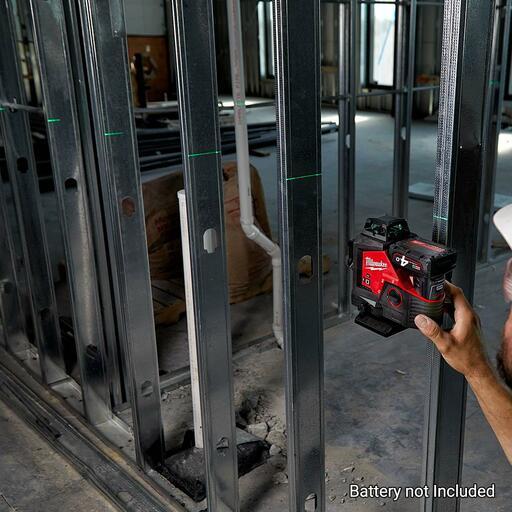 Milwaukee M123PLA-0C 12V Li-ion Cordless 38m 3 Plane Laser - Skin Only – image 6