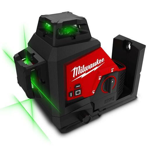 Milwaukee M123PLA-0C 12V Li-ion Cordless 38m 3 Plane Laser - Skin Only – image 3